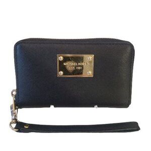 MIchael Kors Wristlet black/gold